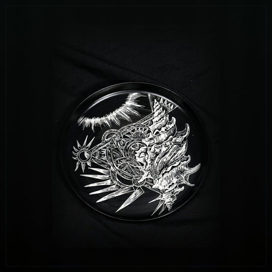 Sea Dragon Oval Plate by ASKR Wares