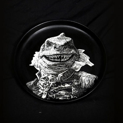 Masked Elder Round Plate scale-normalized cover image by ASKR Wares