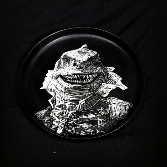 Masked Elder Round Plate scale-normalized cover image by ASKR Wares