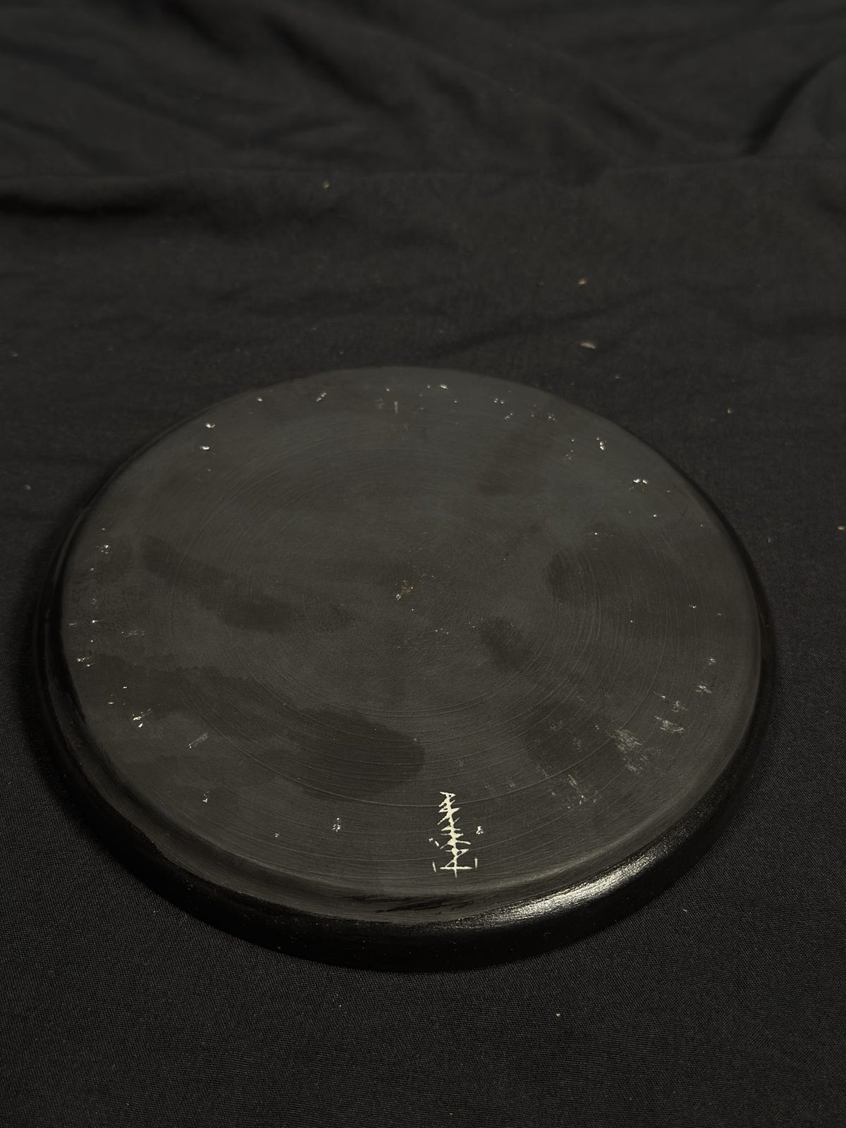 Masked Elder Round Plate by ASKR Wares