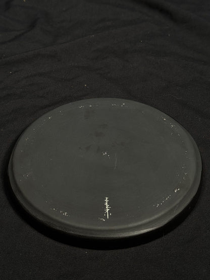 Witch Cat Round Plate by ASKR Wares