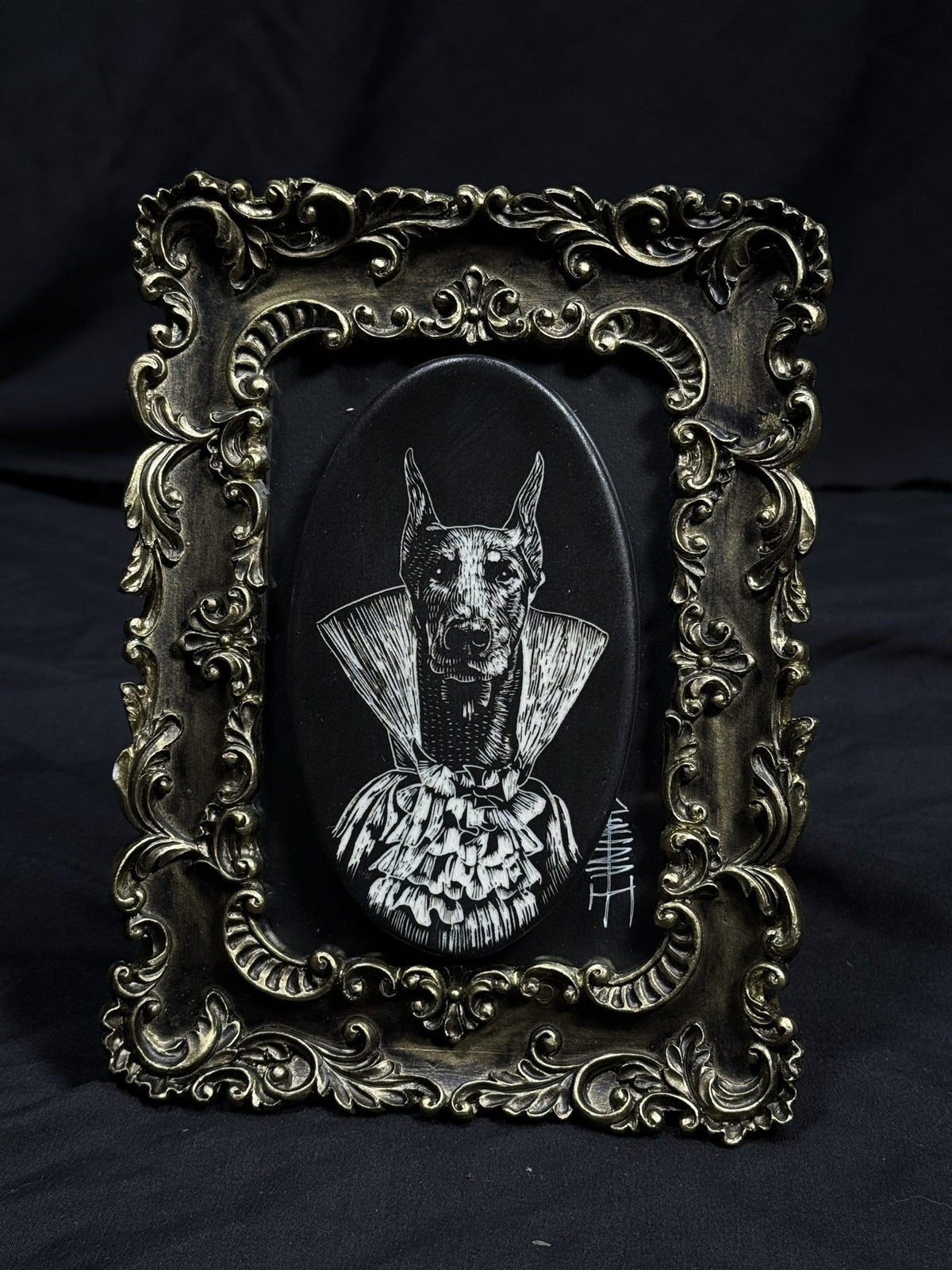 Ornate Coffin Figure Frame by ASKR Wares