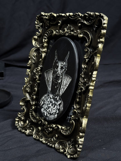 Ornate Coffin Figure Frame by ASKR Wares