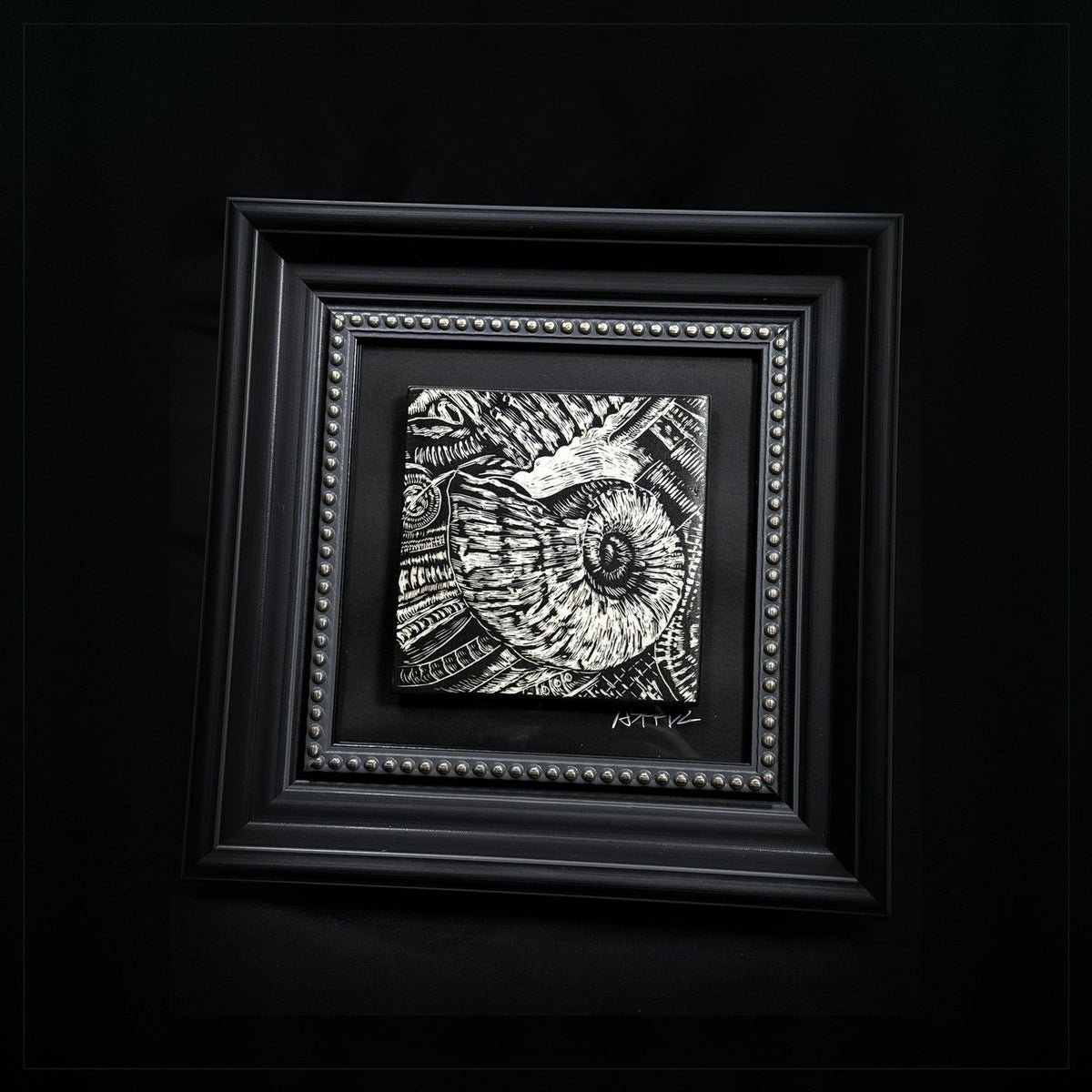 Ammonite Fossil Frame by ASKR Wares