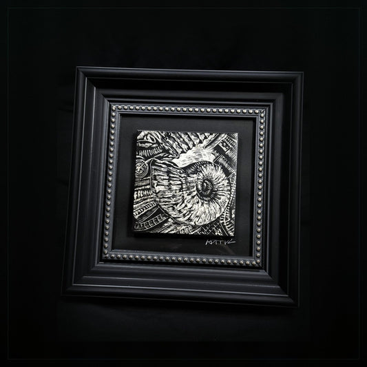 Ammonite Fossil Frame by ASKR Wares