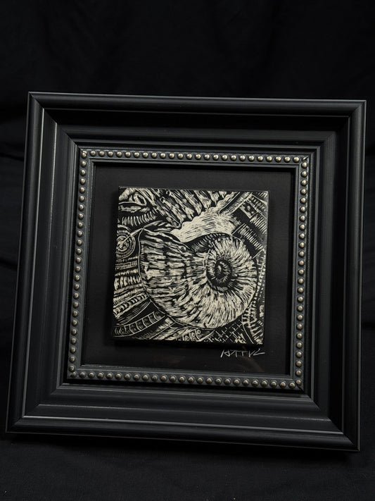 Ammonite Fossil Frame by ASKR Wares