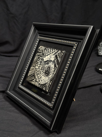 Ammonite Fossil Frame by ASKR Wares