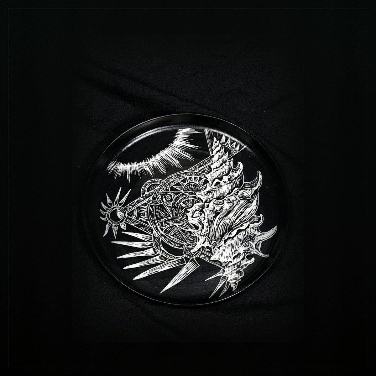 Sea Dragon Oval Plate by ASKR Wares