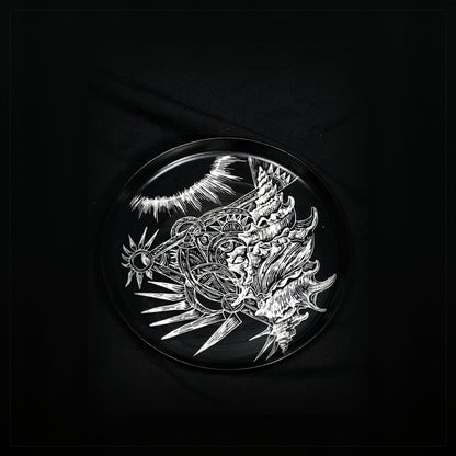 Sea Dragon Oval Plate by ASKR Wares