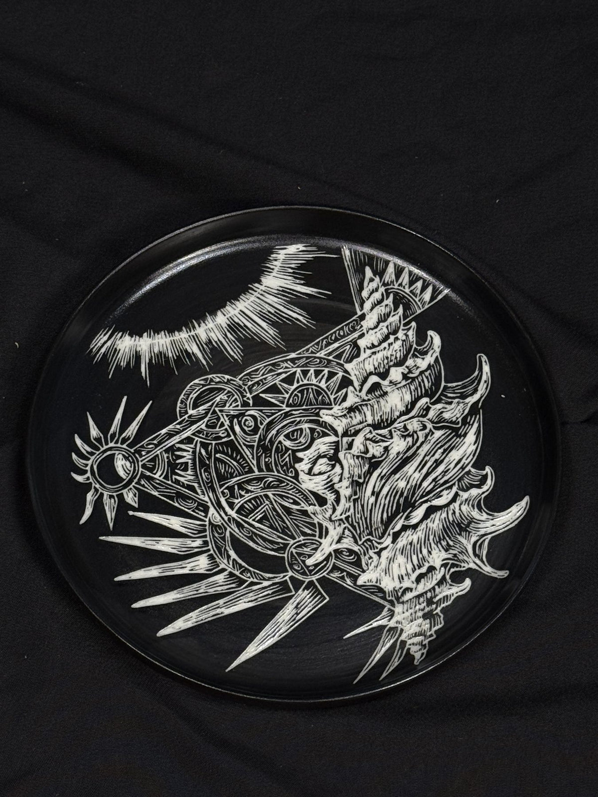 Sea Dragon Oval Plate by ASKR Wares