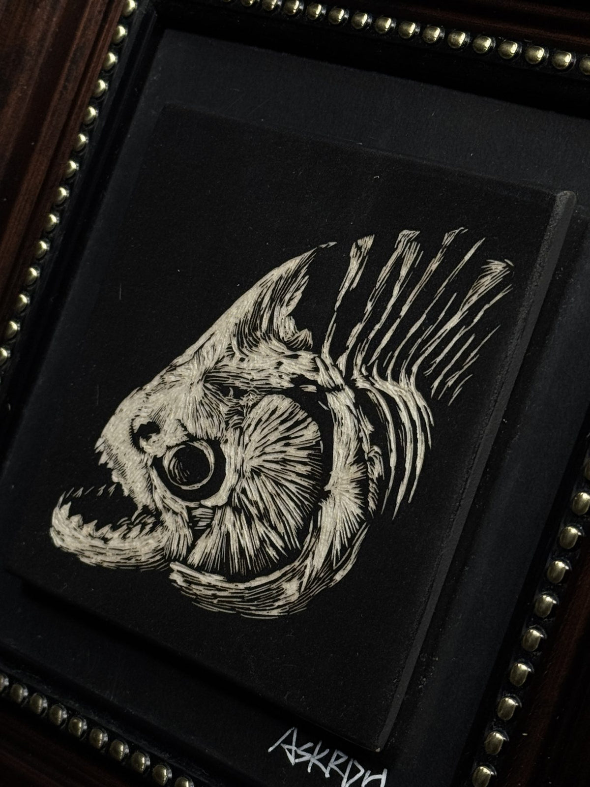 Fish Skull Frame by ASKR Wares