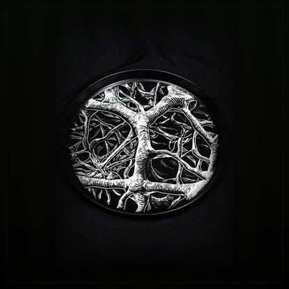 Branch Network Round Plate by ASKR Wares