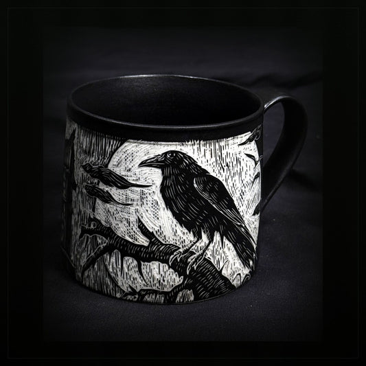 Crow Ruins Mug by ASKR Wares