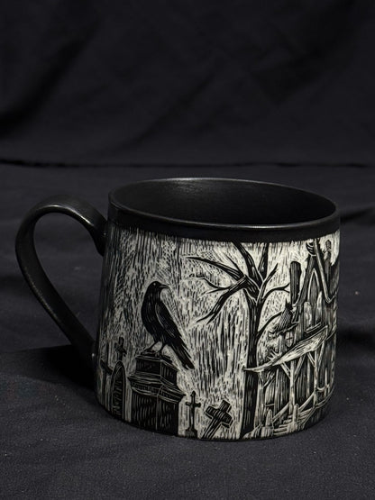 Crow Ruins Mug by ASKR Wares