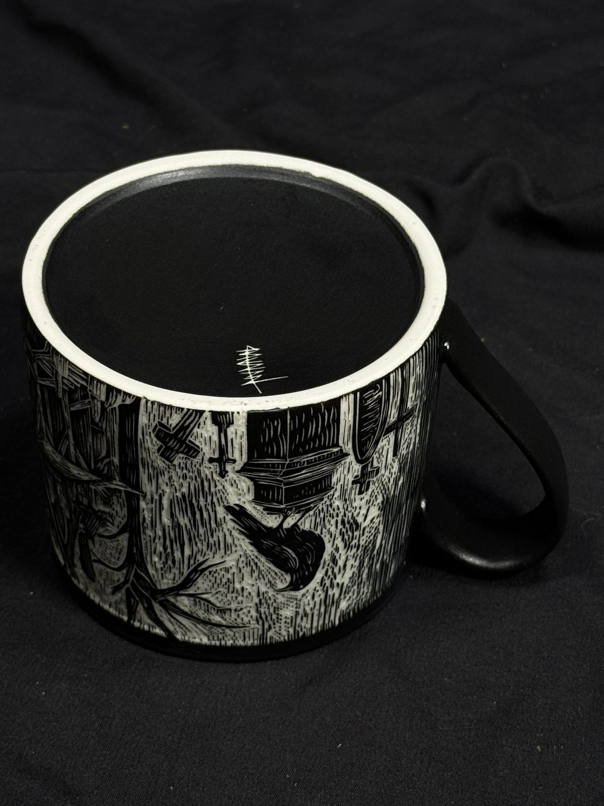 Crow Ruins Mug by ASKR Wares