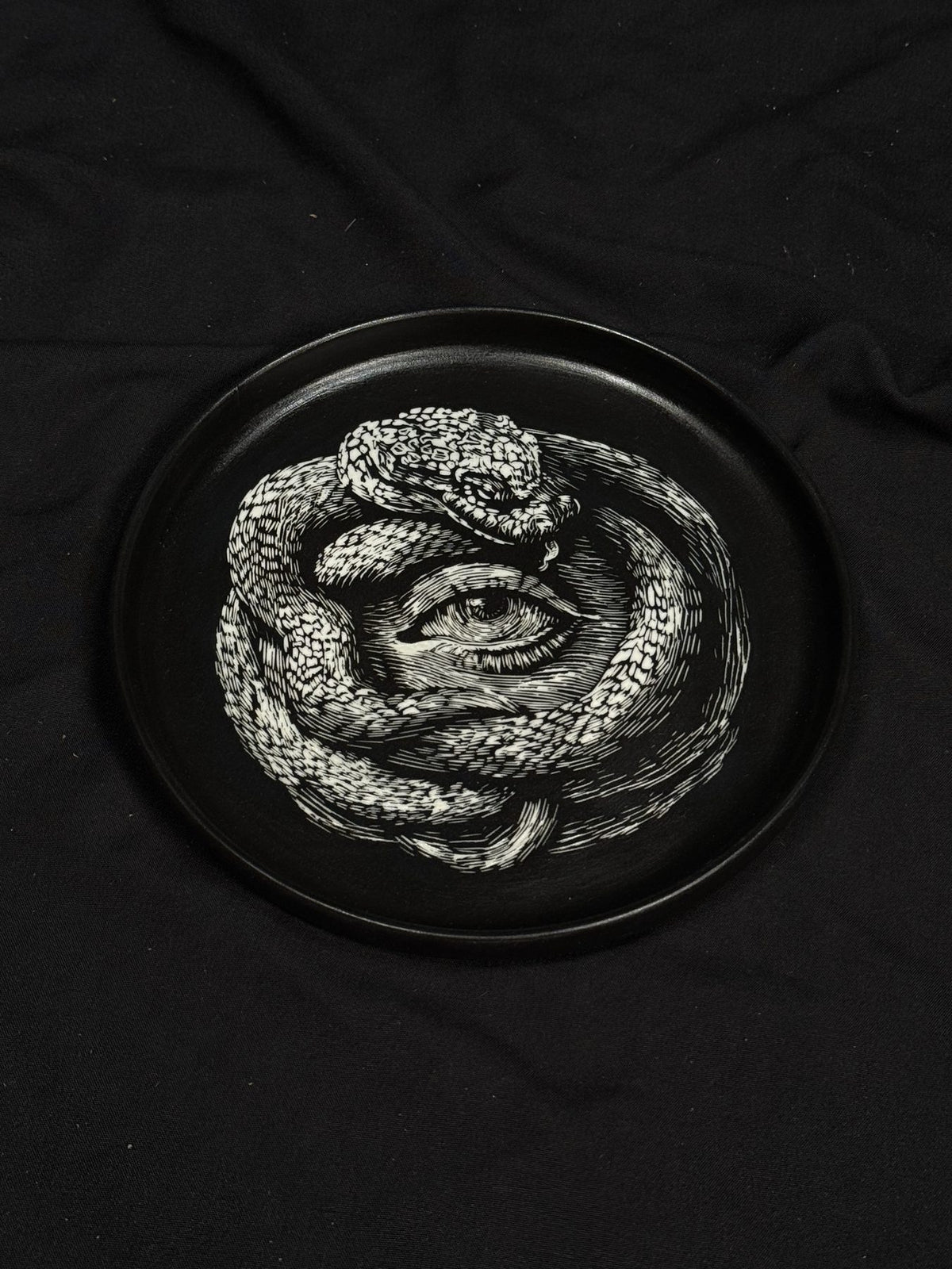 Serpent Eye Plate by ASKR Wares