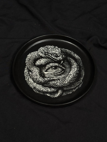 Serpent Eye Plate by ASKR Wares