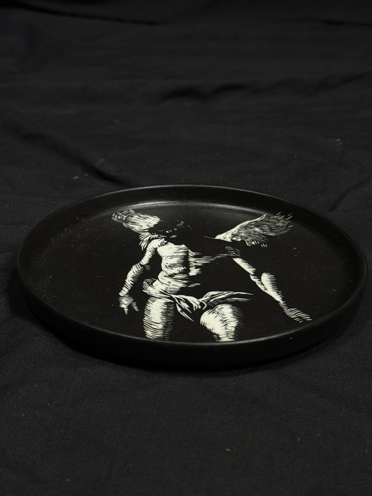 Fallen Angel Bowl Plate by ASKR Wares